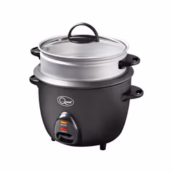 Quest 2-in-1 Black Rice Cookers & Steamers / 2 Sizes - 1L