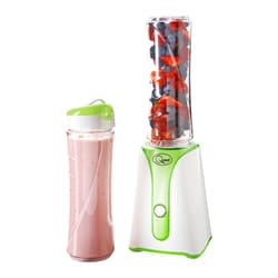 Quest 34009 Personal Blender & Smoothie Maker / 2 600ml Portable Bottles / Green