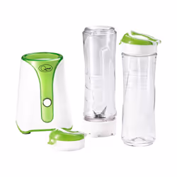 Quest 34009 Personal Blender & Smoothie Maker / 2 600ml Portable Bottles / Green