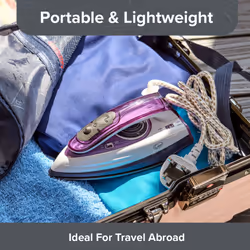 Quest 34030 1000W Portable Travel Steam Iron with 50ml Water Tank - Additional view 7