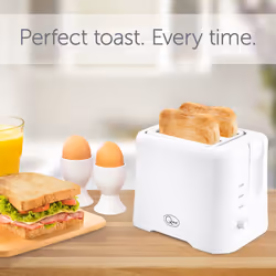 Quest 34279 2 Slice Toaster with Variable Browning Control / White - Additional view 7