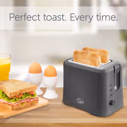 Quest 34889 2 Slice Toaster with Variable Browning Control / Grey - Additional view 5