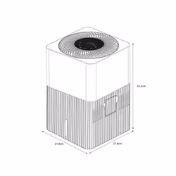 Silentnight Air Cooler Humidifier Aroma Diffuser 4 Fan Speeds Programmable 3L