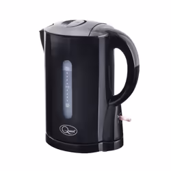 Quest 35039 1 Litre Black Kettle / Spout Filter, Water Level Indicator