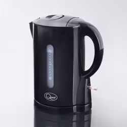 Quest 35039 1 Litre Black Kettle / Spout Filter, Water Level Indicator