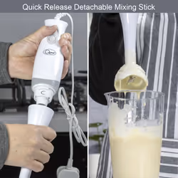 Quest 35090 Hand Blender / 2-Speed Control, Ergonomic Grip, Easy Clean