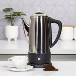 Quest 35200 1.8L Electric Coffee Percolator with Integrated Filter