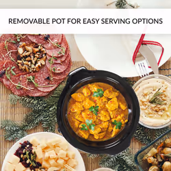 Quest 35260 1.5 Litre Stainless Steel Slow Cooker / 3 Heat Settings