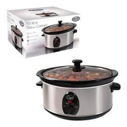 Quest 35270 3.5 Litre Stainless Steel Slow Cooker / 3 Heat Settings
