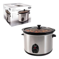 Quest 5L Stainless Steel Slow Cooker