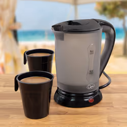 Quest 35690 Compact Electric Travel Kettle / 0.5 litres / 600 W / Black
