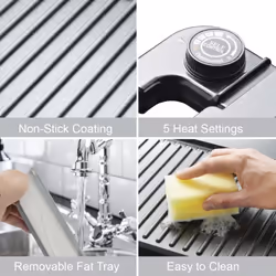 Quest 35779 Premium Indoor Portable BBQ Grill / Adjustable Temperature