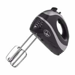 Quest 35810 Black Electric Hand Mixer / Complete With Chrome Beaters, Dough Hooks & Balloon Whisk - Additional view 4