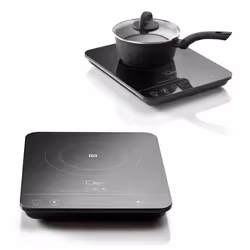 Quest 35839 Digital Single Induction Hob/Hot Plate, Heat & Timer Control