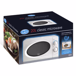 Quest Classic Dial Microwave Oven 6 Power Level Kitchen Appliance 700w White