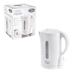 Quest 36039 1 Litre White Kettle / Spout Filter, Water Level Indicator