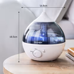 Silentnight 37719 1L Dew Drop Humidifier/Aroma Diffuser with Night Light