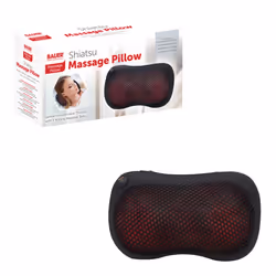 Bauer Professional 38329 Shiatsu Massage Pillow / 4 Nodes, 3 Programs