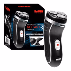 Bauer Professional 38780 Men's Electric Shaver / 3 Flexible Rotary Heads