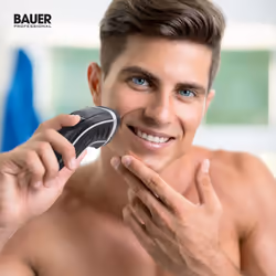 Bauer Professional 38780 Men's Electric Shaver / 3 Flexible Rotary Heads