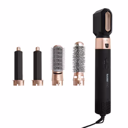 Bauer 5 in 1 Hair Styler / Curl, Straighten, Volumize, Smooth and Dry Hair