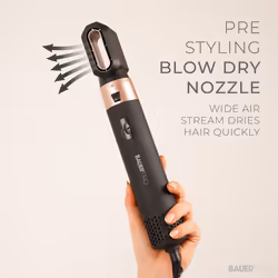 Bauer 5 in 1 Hair Styler / Curl, Straighten, Volumize, Smooth and Dry Hair