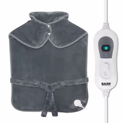 Bauer Heated Shoulder, Back & Neck Warmer Pad / Heat Therapy for Muscle Pain Relief