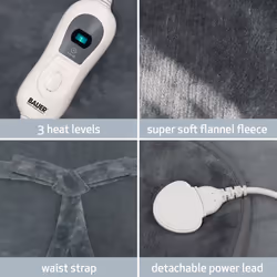 Bauer Heated Shoulder, Back & Neck Warmer Pad / Heat Therapy for Muscle Pain Relief