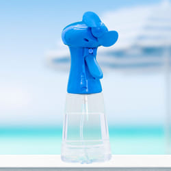 Benross 40239 Water Mist Spray Fan / Handheld Cooling Device / Portable For Holidays, Beach Trips, Sports Events, Office Use & Travel Use / Blue