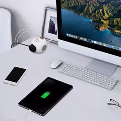 Benross 41079 3-Way Cube Extension Lead / 3 USB Ports Included