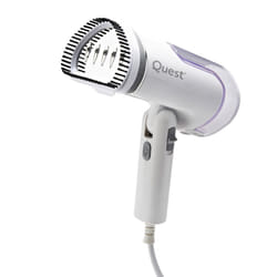 Quest 42149 Handheld Clothes Steamer / Travel Steamer for Clothing, Curtains, Furniture & More / 1200W Power / Removable 130ml Water Tank / Foldable
