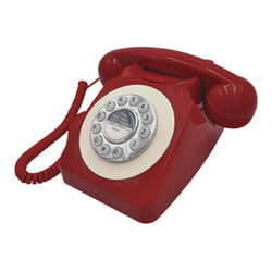 Benross 44510 Classic Retro Home Telephone / Vintage Phone - Red