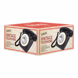 Benross 44520 Classic Retro Home Telephone / Vintage Phone - Black