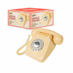 Benross 44530 Classic Retro Home Telephone / Vintage Phone - Cream