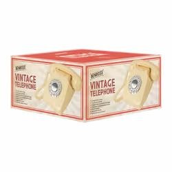 Benross 44530 Classic Retro Home Telephone / Vintage Phone - Cream