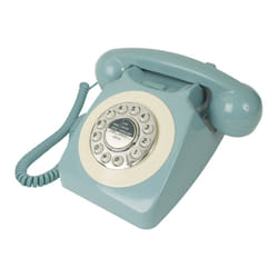 Benross 44540 Classic Retro Home Telephone / Vintage Phone - Blue