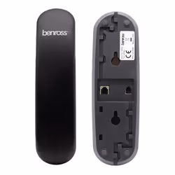 Benross 44550 Slimline Corded Telephone / Table & Wall Mountable / Black