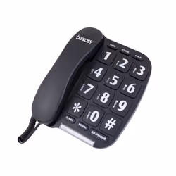Benross 44570 Big Button Corded Telephone / Hands Free Function / Black
