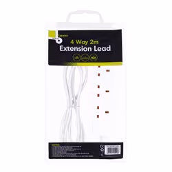 Benross 4-Way Extension Leads / 13 Amps - 2 Metres