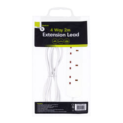 Benross 4-Way Extension Leads / 13 Amps - 2 Metres