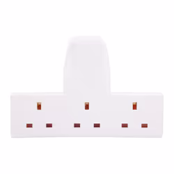 Benross 45090 Standard 3 Way Wall Adaptor Socket / Simple Wall Extension