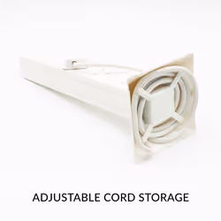 Benross 45150 10-Way Extension Lead Tower / 2 Metre Cable / Surge Protected / Great For Home Or Office Use