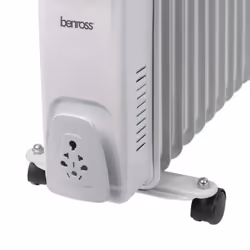 Benross 46770 Portable 13 Fin Oil Filled Radiator / Adjustable Thermostat