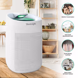 Silentnight 48849 2 in 1 Air Purifier & Dehumidifier with 2 HEPA Filters