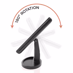Bauer Professional Foldable LED Mirrors - Black
