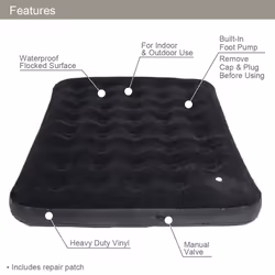 Avenli Airbeds with Built-In Pump / Easy Storage & Setup - Double