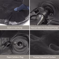 Avenli Airbeds with Built-In Pump / Easy Storage & Setup - Double