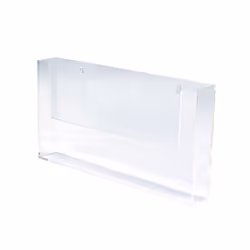 Deflecto A4 Landscape Flat Back Countertop Literature Holder Clear - 3