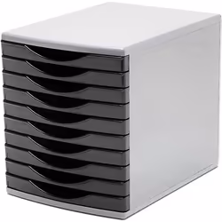 Deflecto Classic A4 Desktop Drawer Organiser 10 Drawers - 10 x 30mm Dr