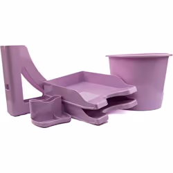 Deflecto Desk Accessory Starter Kit Lavender - CP175YTLAV